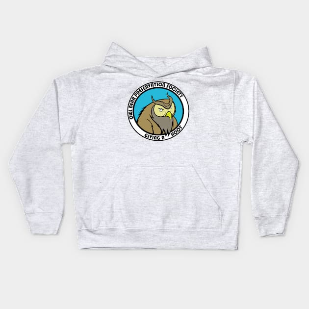 Owl Bear Preservation Society Kids Hoodie by mrsettle